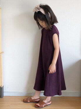 「CIAOPANIC TYPY（チャオパニックティピー）のアイテム（ヘアアクセサリー）」を使った、★app@chi★さん（キッズ・100cm）の夏コーディネート