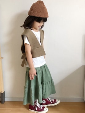 ★app@chi★さん（キッズ・100cm）の秋コーディネート