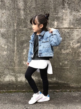 ★app@chi★さん（キッズ・110cm）の冬コーディネート