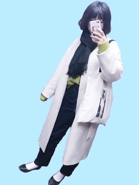 「PUBLIC TOKYO（パブリックトウキョウ）のアイテム（その他アウター）」を使った、おももちさん（レディース・172cm）の春コーディネート