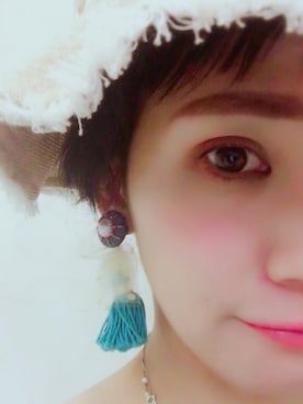 「作家さんハンドメイド」｜emigoさん（レディース・162cm）の春コーディネート