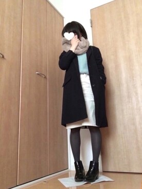 「タッセルイヤリング」｜とくさん（レディース・154cm）の冬コーディネート