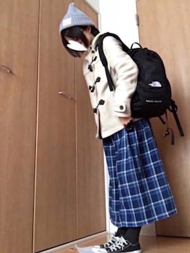 「B.L.U.E（ビーエルユーイー）のアイテム（ジャケット/アウター）」を使った、とくさん（レディース・154cm）の冬コーディネート