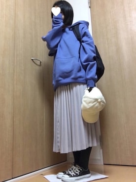 「ゆるゆる」｜「アイテム（その他）」を使った、とくさん（レディース・154cm）の春コーディネート