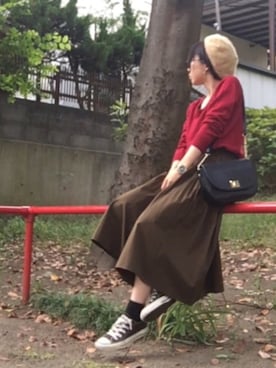 「H&M（エイチ・アンド・エム）のアイテム（腕時計）」を使った、とくさん（レディース・154cm）の秋コーディネート