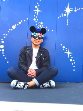 「CONVERSE（コンバース）のconverse（コンバース） ALL STAR OX（オールスターOX）（スニーカー）」を使った、SHINOさん（メンズ・173cm）の春コーディネート