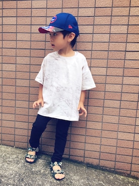 Saku＊Sakoさん（キッズ・90cm）の夏コーディネート