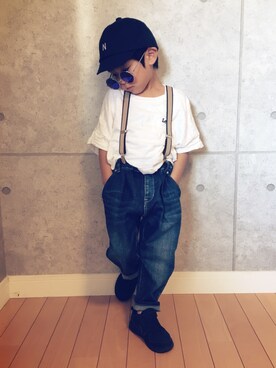 Saku＊Sakoさん（キッズ・100cm）の夏コーディネート