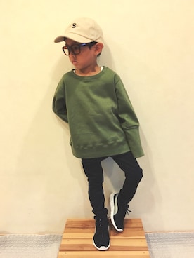 「オシャレパッソ」｜Saku＊Sakoさん（キッズ・100cm）の秋コーディネート