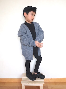 「FITH（フィス）のアイテム（キャップ）」を使った、Saku＊Sakoさん（キッズ・110cm）の春コーディネート