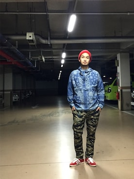 「wtaps」｜「アイテム（その他アウター）」を使った、pluskdkさん（メンズ・177cm）の夏コーディネート