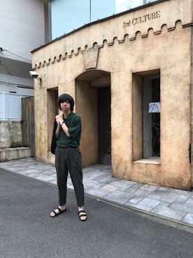 「MASTER&Co（マスターアンドコー）のアイテム（バッグ）」を使った、ｳｴｷさん（メンズ・173cm）の夏コーディネート