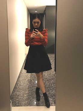 梅澤桃香さん（レディース・159cm）の夏コーディネート