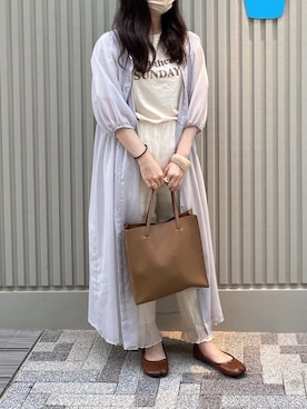 「低身長」｜「アイテム（パンプス）」を使った、tomokaさん（レディース・157cm）の春コーディネート