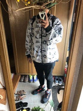 「平成最後のWEARISTAセンバツ」｜「アイテム（ナイロンジャケット）」を使った、KOHEI 💋進化発展中💋さん（メンズ・181cm）の春コーディネート