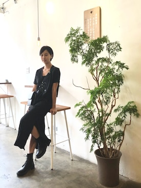 「S SY（エスエスワイ）のアイテム」を使った、Hsuanさん（レディース・160cm）の春コーディネート