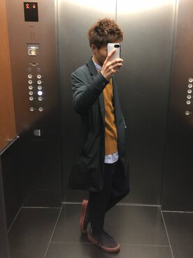 aloexさん（メンズ・178cm）の冬コーディネート