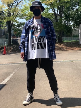 「JAMESIE（ジェイムジー）のアイテム」を使った、jさん（メンズ・172cm）の春コーディネート