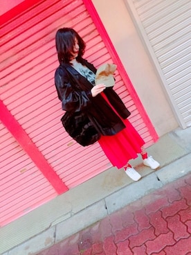 「HIRO（ヒロ）のアイテム（トップス）」を使った、エラハリさんさん（レディース・163cm）の夏コーディネート