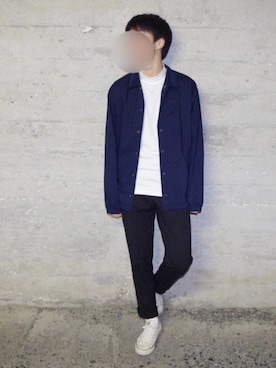 「OCTAVE OCTAVE（オクターブオクターブ）のアイテム（ソックス/靴下）」を使った、たっちゃん。さん（メンズ・170cm）の冬コーディネート