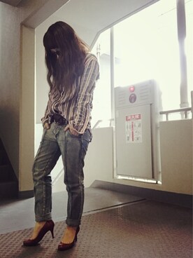 ゆかり🍎さん（レディース・152cm）の春コーディネート