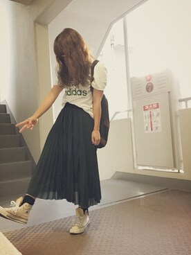 「BAYFLOW（ベイフロー）のアイテム（財布/小物）」を使った、ゆかり🍎さん（レディース・152cm）の秋コーディネート