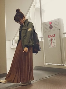 「BAYFLOW（ベイフロー）のアイテム（財布/小物）」を使った、ゆかり🍎さん（レディース・152cm）の秋コーディネート