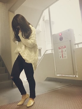 「elegance卑弥呼（エレガンスヒミコ）のアイテム」を使った、ゆかり🍎さん（レディース・152cm）の冬コーディネート