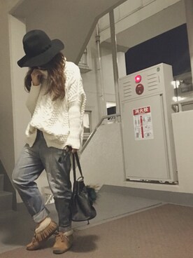 ゆかり🍎さん（レディース・152cm）の冬コーディネート