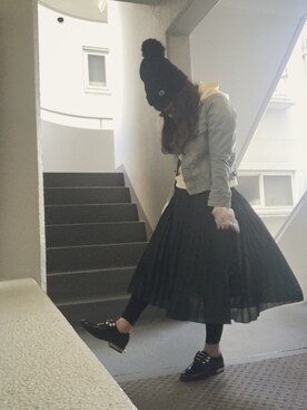 「URBAN RESEARCH ROSSO WOMEN（アーバンリサーチ　ロッソ）のアイテム（デニムジャケット）」を使った、ゆかり🍎さん（レディース・152cm）の春コーディネート