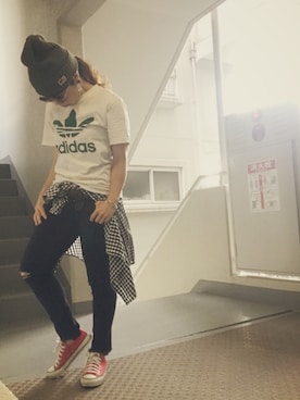 ゆかり🍎さん（レディース・152cm）の春コーディネート