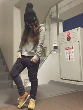 ゆかり🍎さん（レディース・152cm）の冬コーディネート