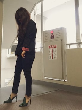 「And A（アンドエー）のアイテム（ジャケット/アウター）」を使った、ゆかり🍎さん（レディース・152cm）の春コーディネート