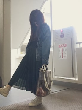 ゆかり🍎さん（レディース・152cm）の春コーディネート