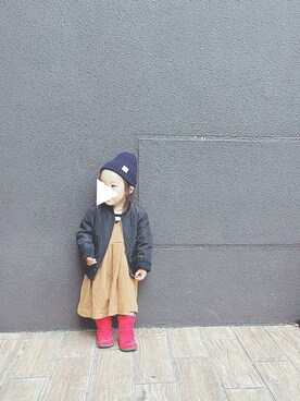 soo&aaaさん（キッズ・80cm）の秋コーディネート