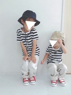 soo&aaaさん（キッズ・100cm）の夏コーディネート