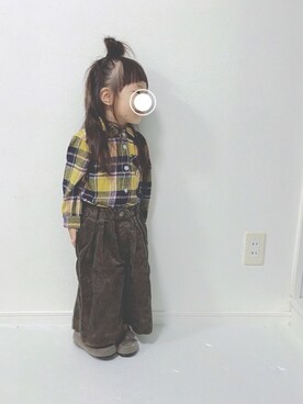 soo&aaaさん（キッズ・90cm）の秋コーディネート