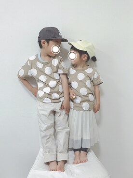 soo&aaaさん（キッズ・110cm）の春コーディネート