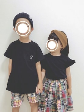 soo&aaaさん（キッズ・110cm）の秋コーディネート