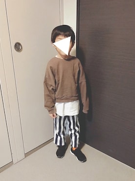 soo&aaaさん（キッズ・110cm）の冬コーディネート