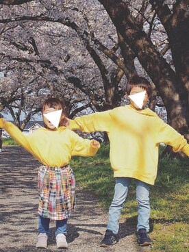 soo&aaaさん（キッズ・110cm）の春コーディネート