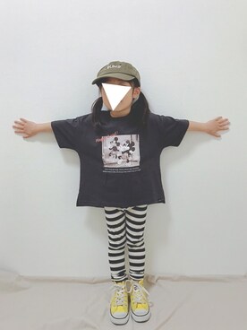 soo&aaaさん（キッズ・100cm）の春コーディネート