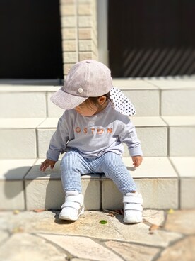 tsumuさん（キッズ・80cm）の春コーディネート