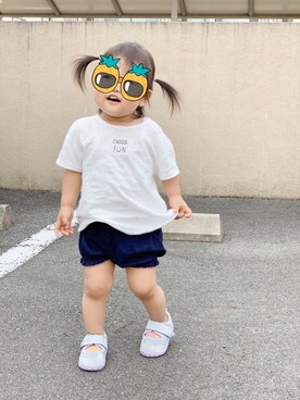 tsumuさん（キッズ・80cm）の夏コーディネート