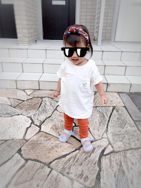 tsumuさん（キッズ・80cm）の夏コーディネート