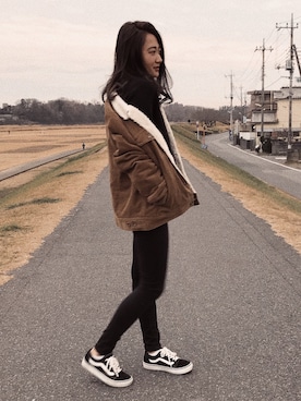 M I K I ☺︎さん（レディース・158cm）の冬コーディネート
