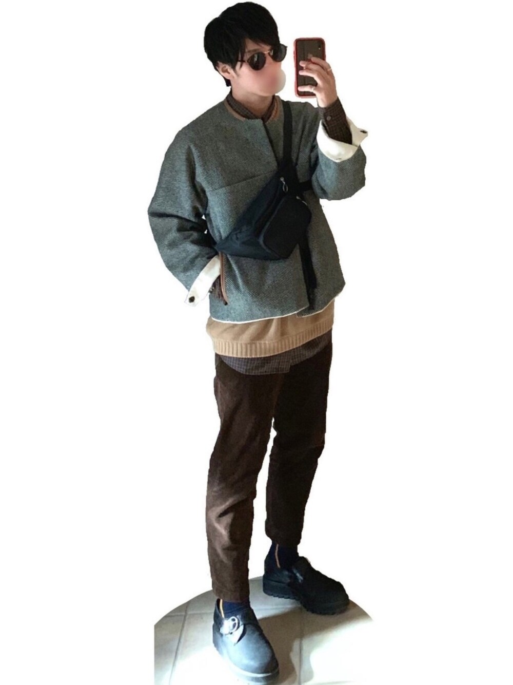 SUNSEAのノーカラージャケットを使った人気ファッションコーディネート