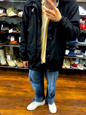 「アイテム（ブルゾン）」を使った、kihayasuさん（メンズ・168cm・30代）の冬コーディネート