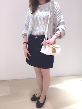 「サマンサタバサ」｜「アイテム（腕時計）」を使った、LUCCYさん（レディース・160cm）の春コーディネート