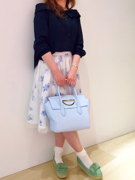 「サマンサタバサ」｜「アイテム（腕時計）」を使った、LUCCYさん（レディース・160cm）の春コーディネート